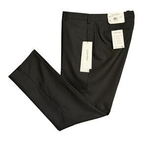 Calvin Klein Dress Pants Men's 40"x32" Extra Slim Fit Stretch Jerome Grey NWT